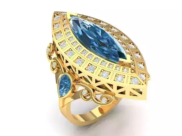 Female ring Marquise