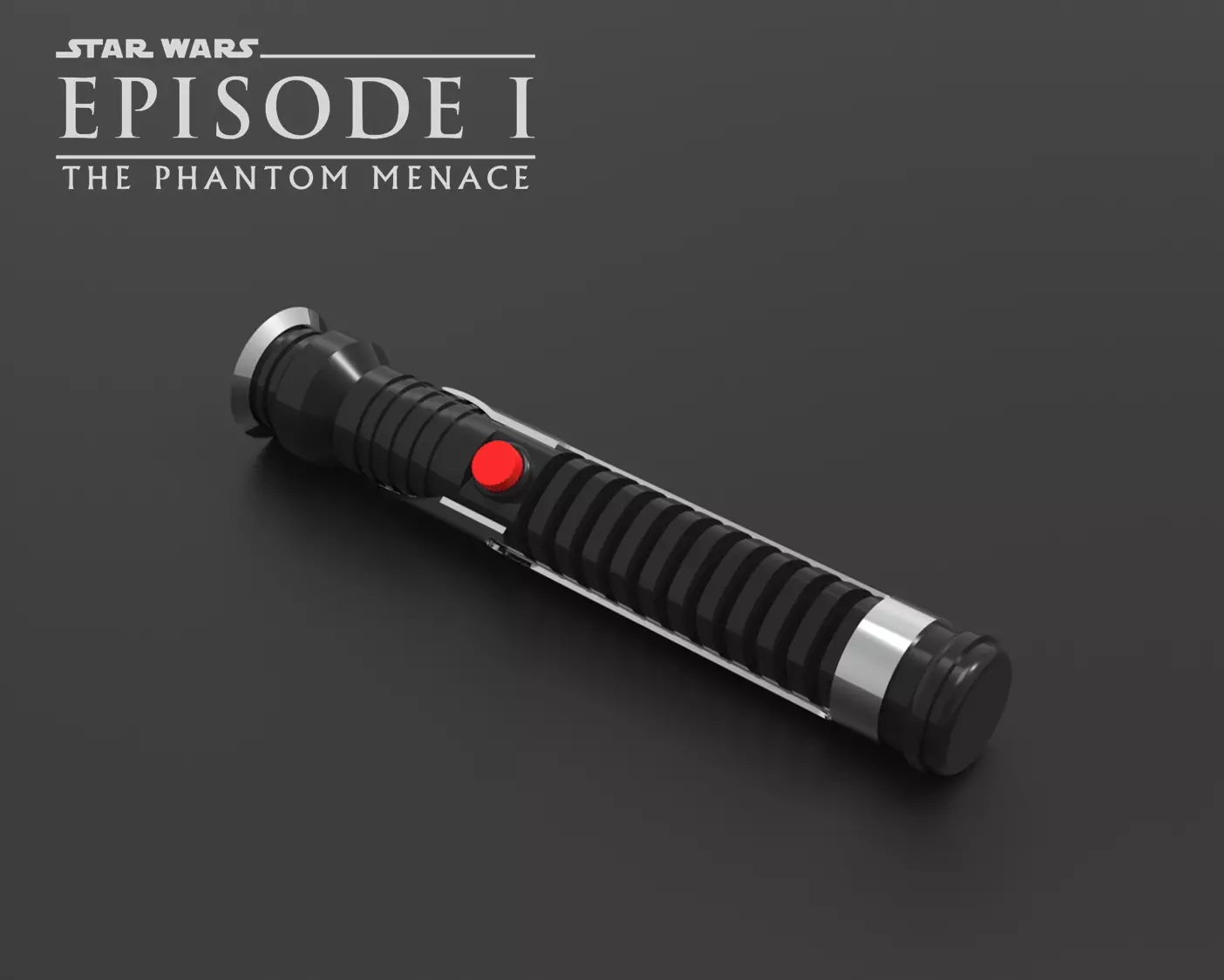Qui Gon Jinn TPM Lightsaber 3D print model_0