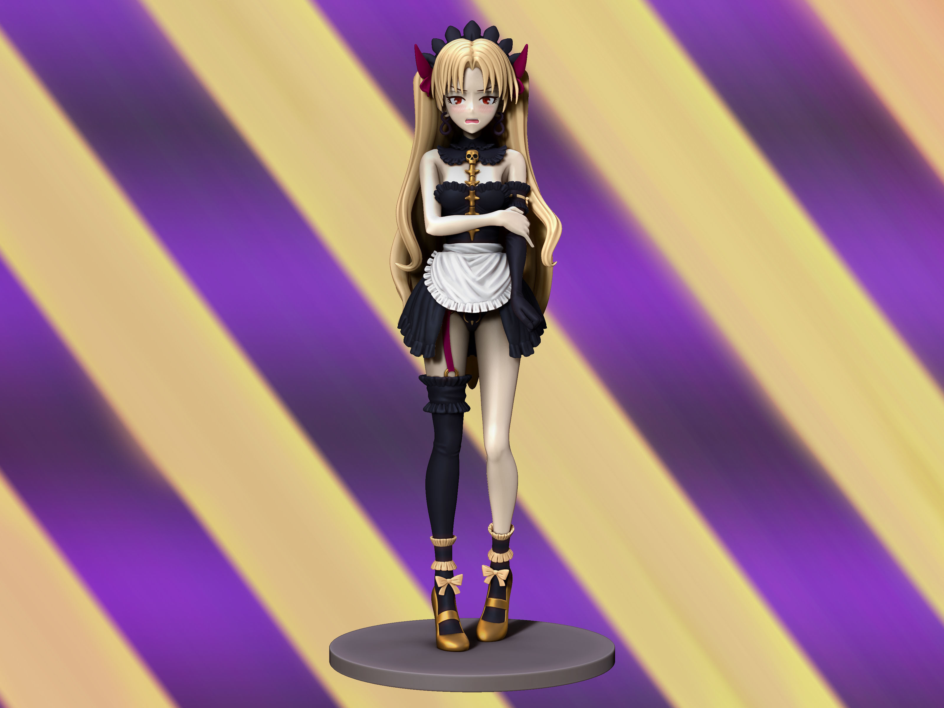 ereshkigal rin maid 3d figure 3D print model_4