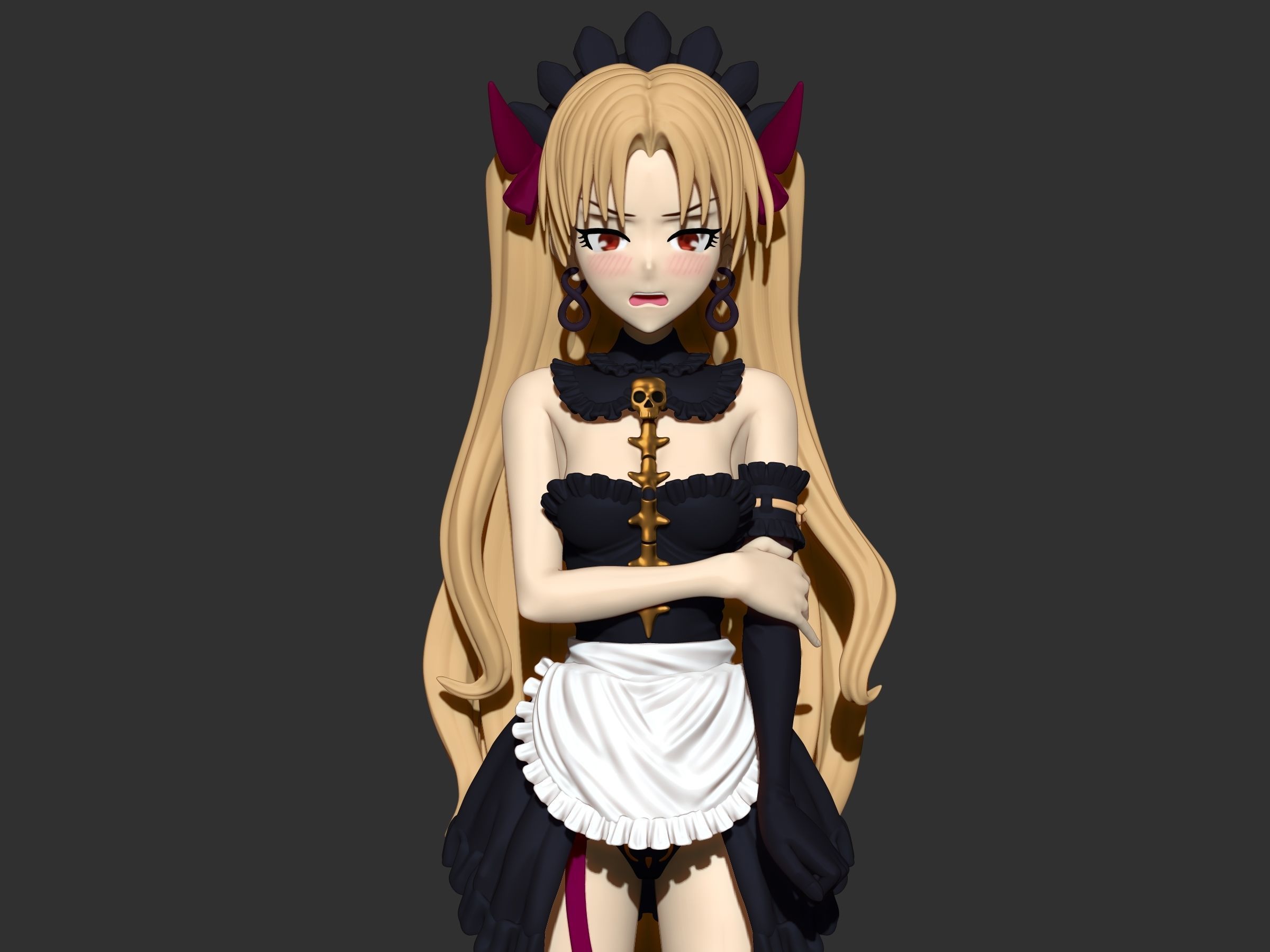 ereshkigal rin maid 3d figure 3D print model_5