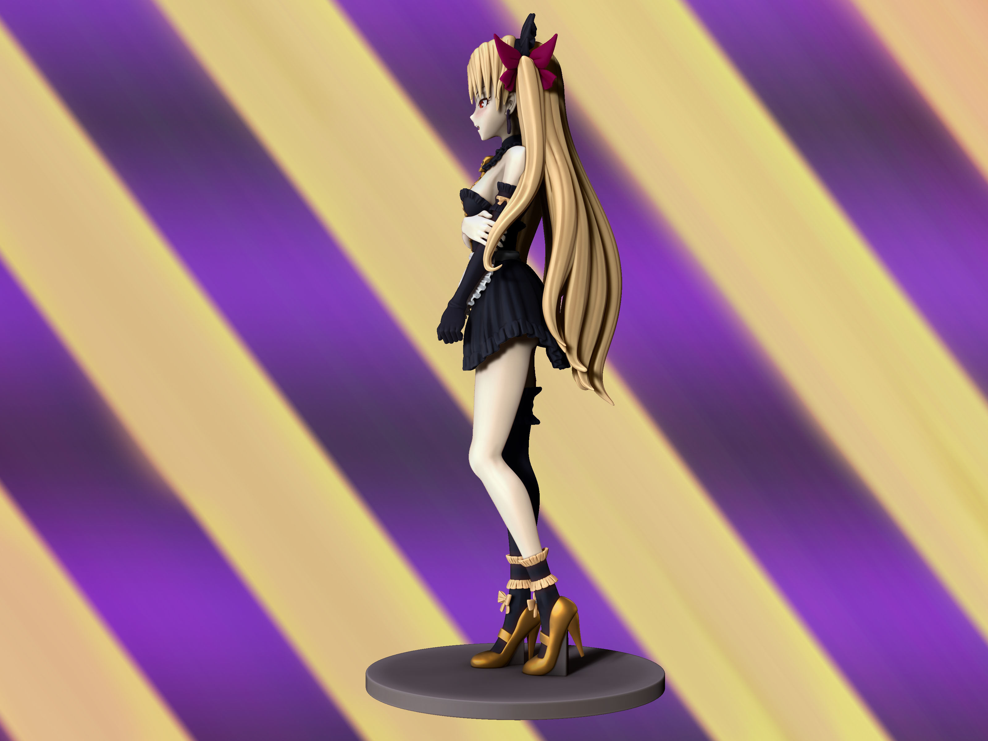ereshkigal rin maid 3d figure 3D print model_2
