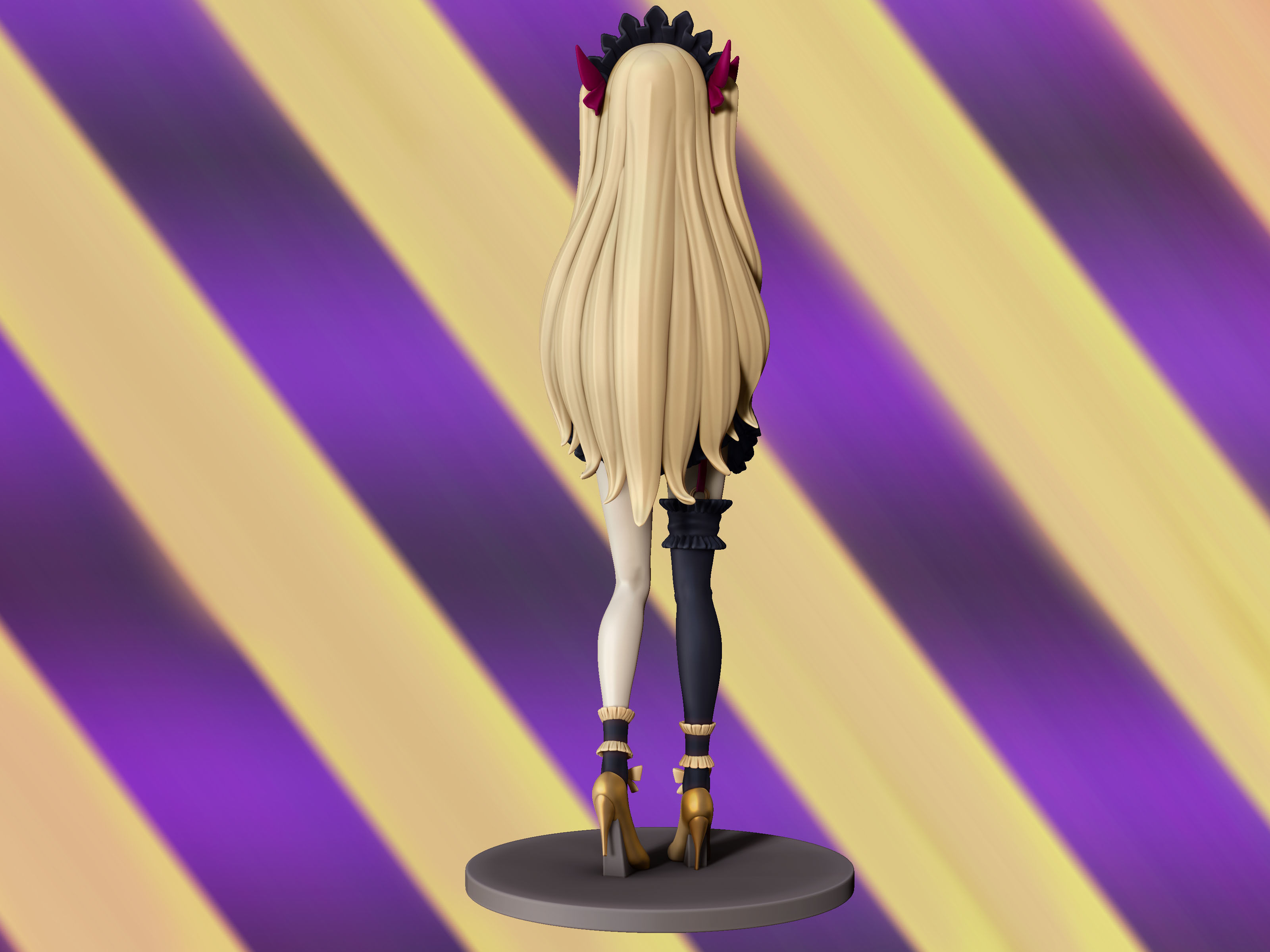 ereshkigal rin maid 3d figure 3D print model_3