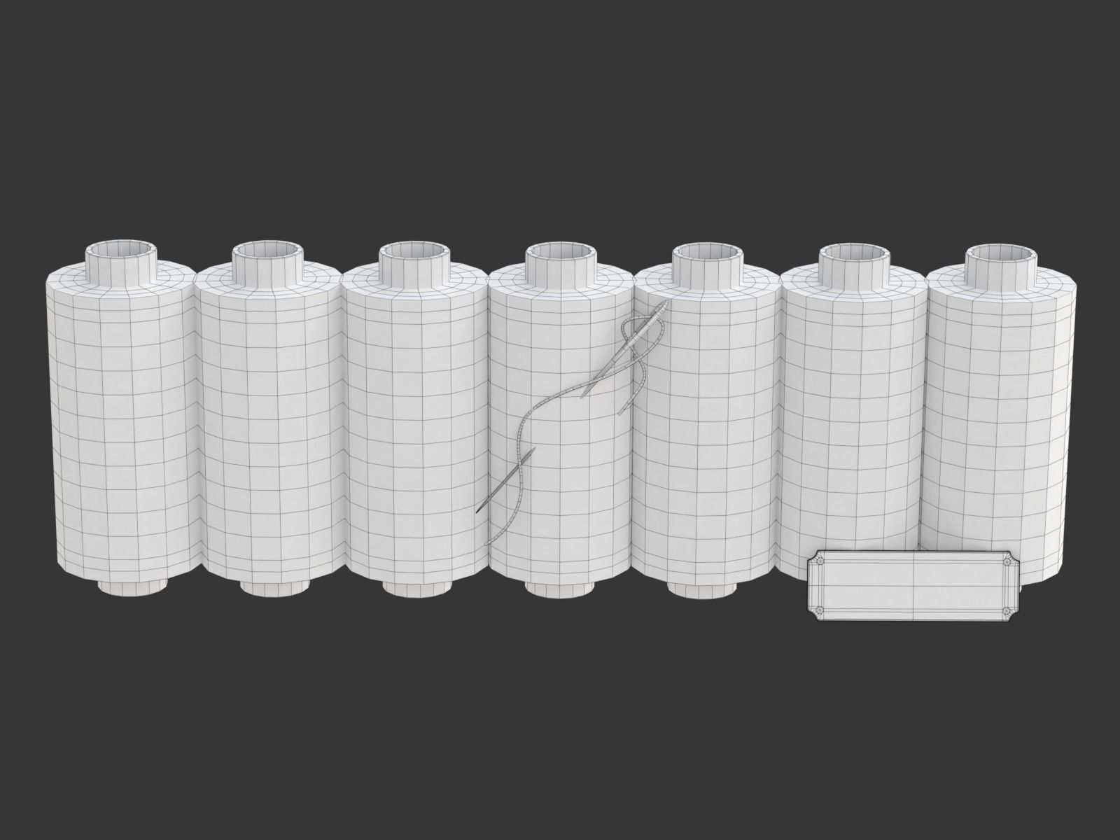 Sewing Thread Set 3D model_14