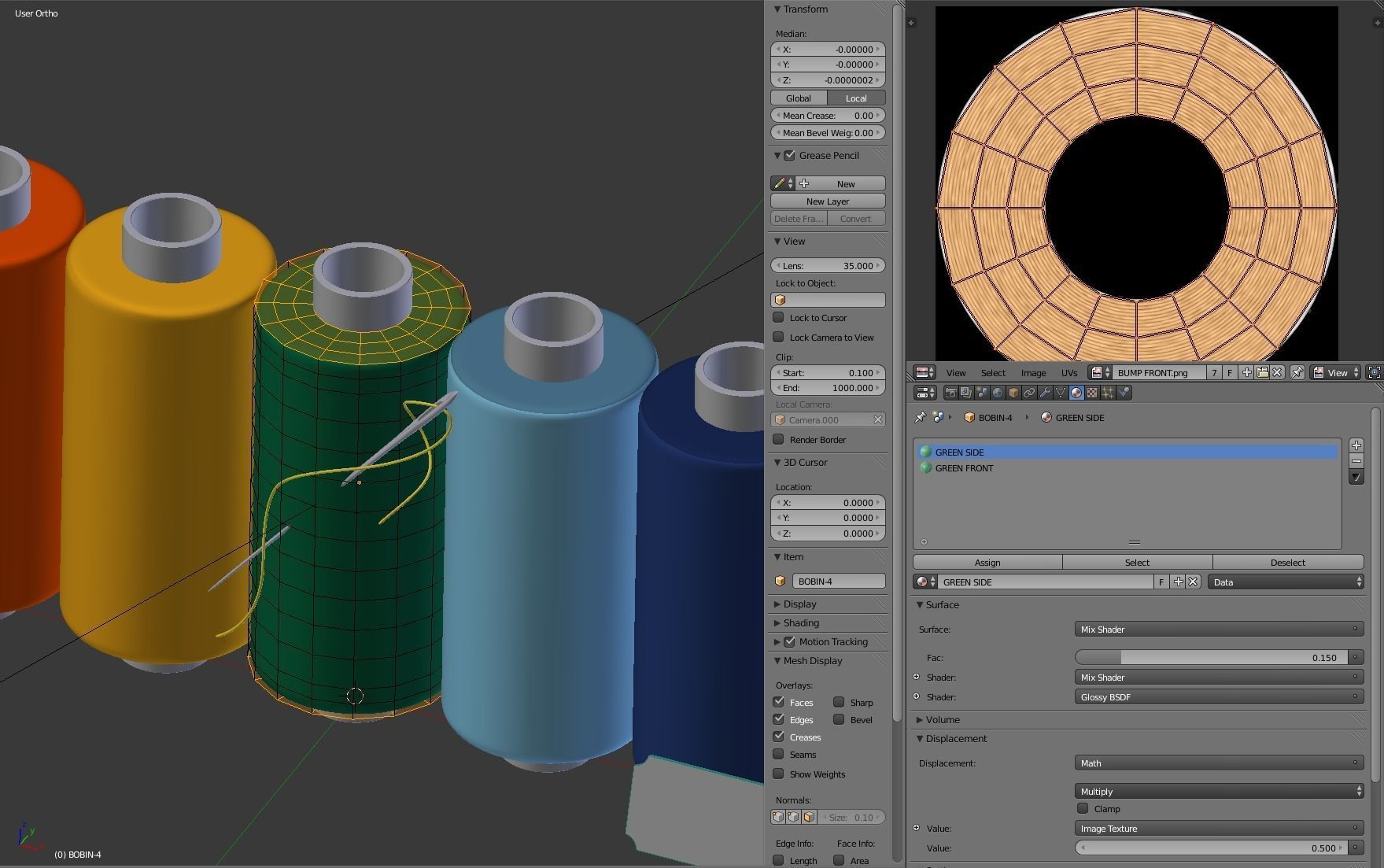 Sewing Thread Set 3D model_10