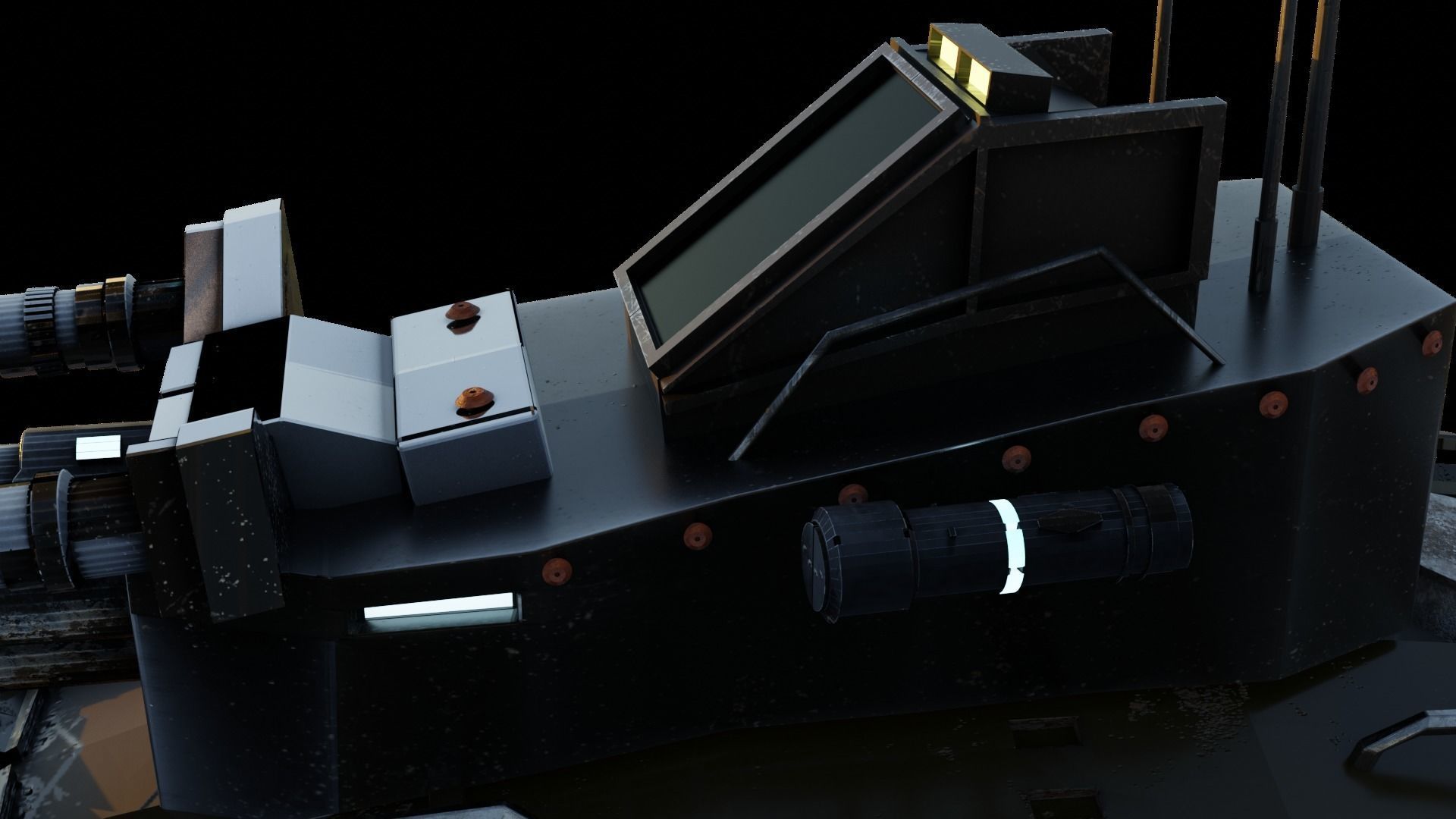 The battle beast Low-poly 3D model_17