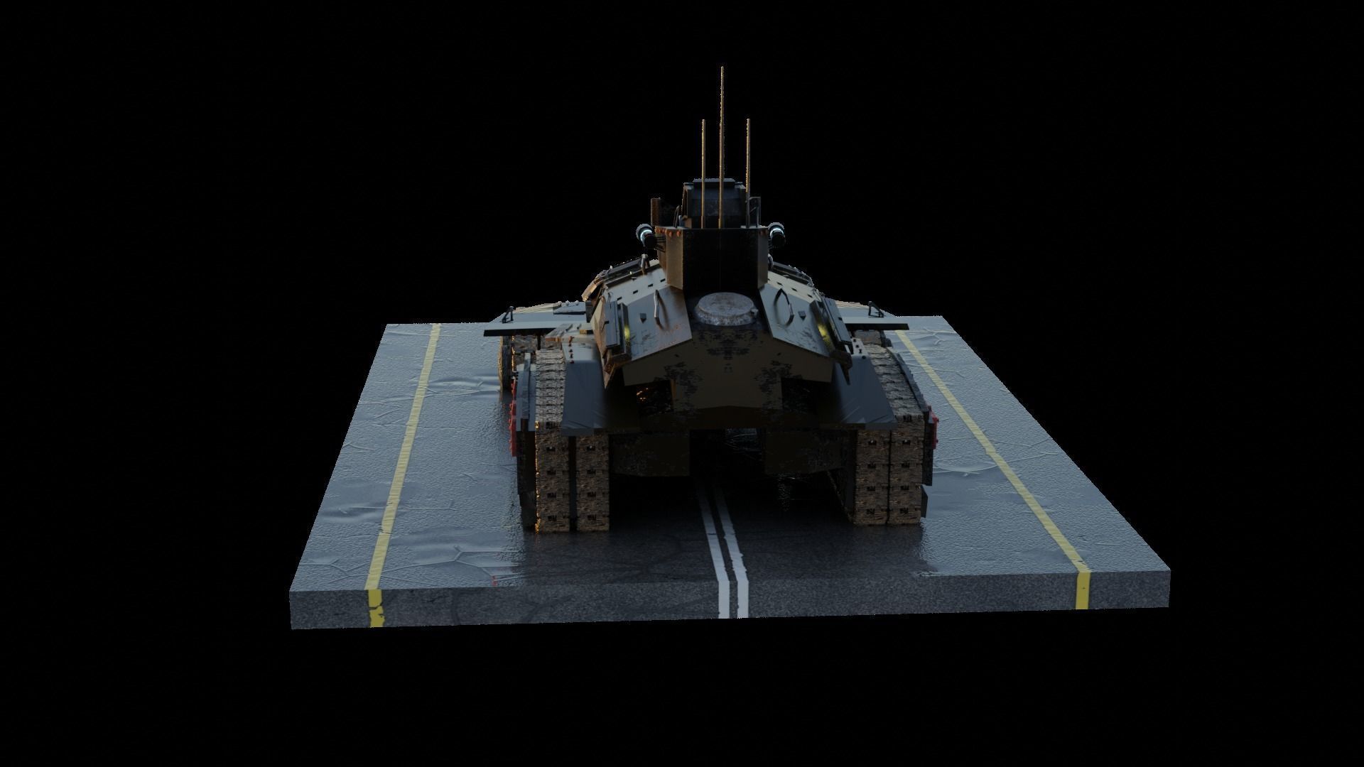 The battle beast Low-poly 3D model_7