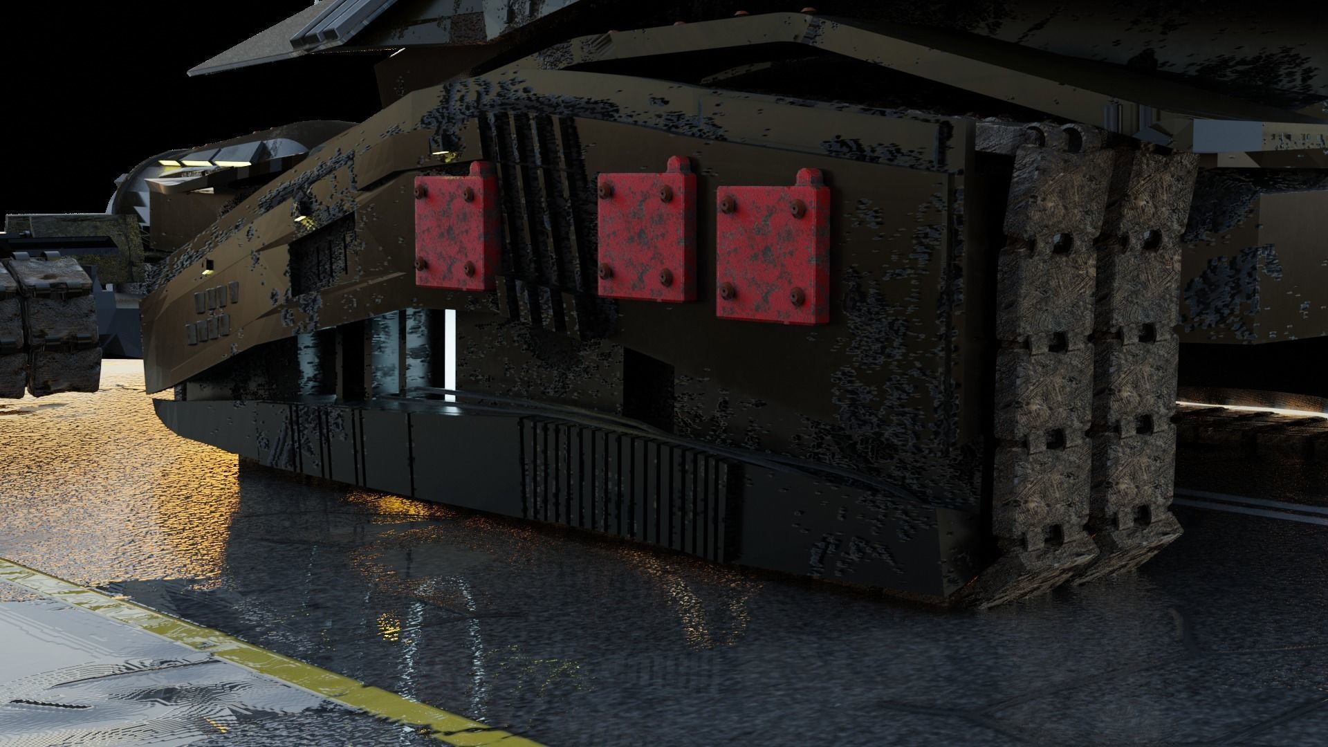 The battle beast Low-poly 3D model_13