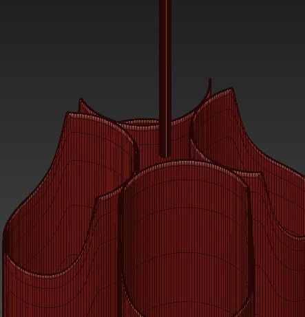 chandelier pendant light 3D model_1