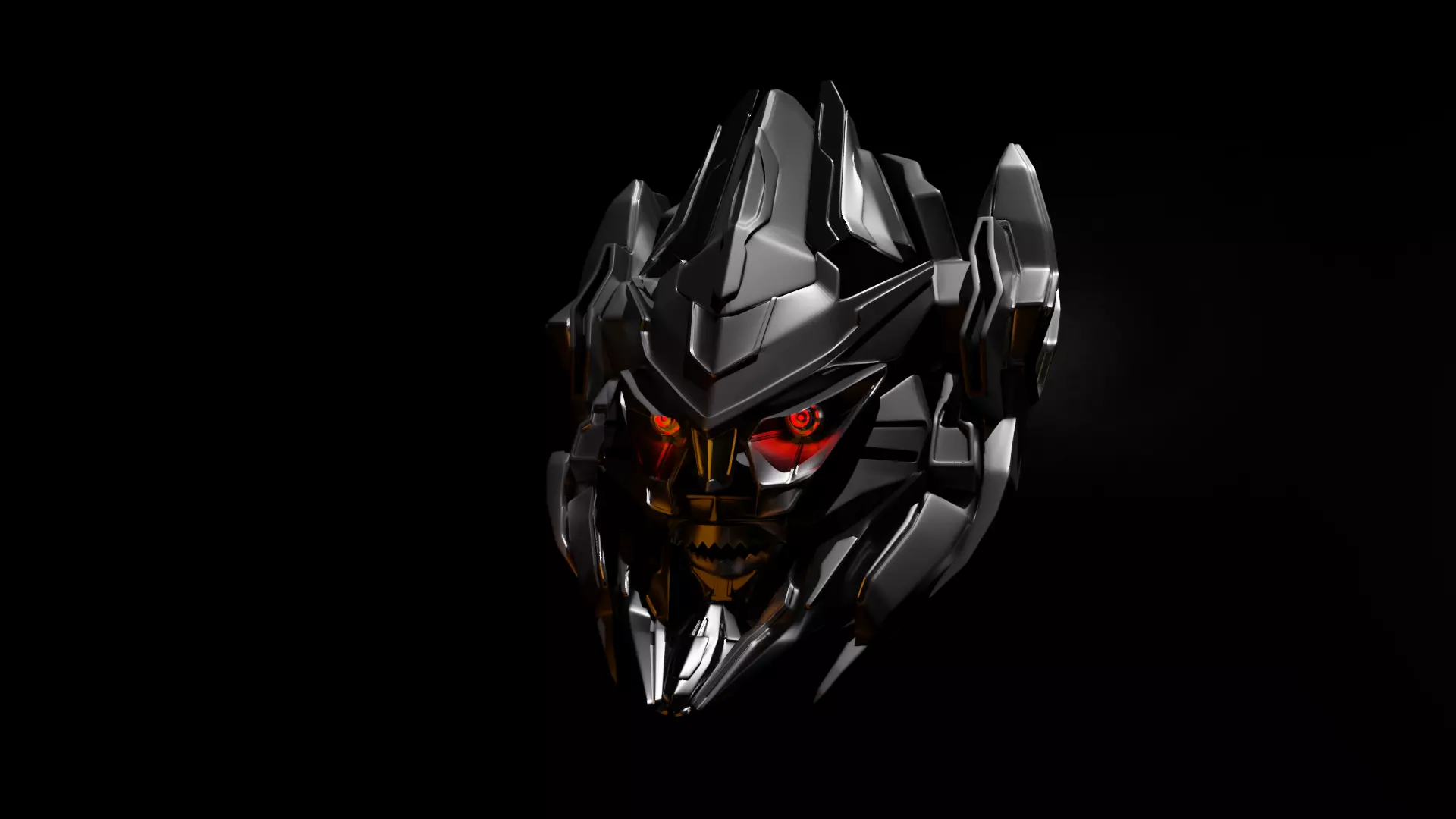 Optimus vs Megatron Low-poly 3D model_0