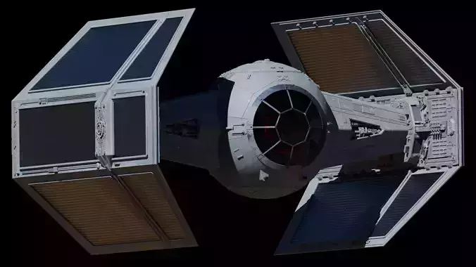 TIE ADVANCED X1 3D model