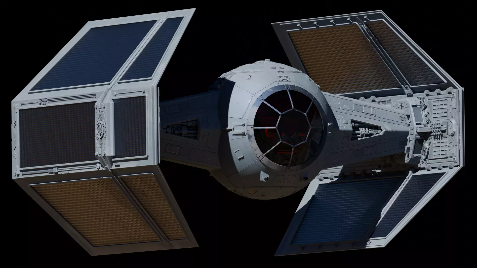 TIE ADVANCED X1 3D model