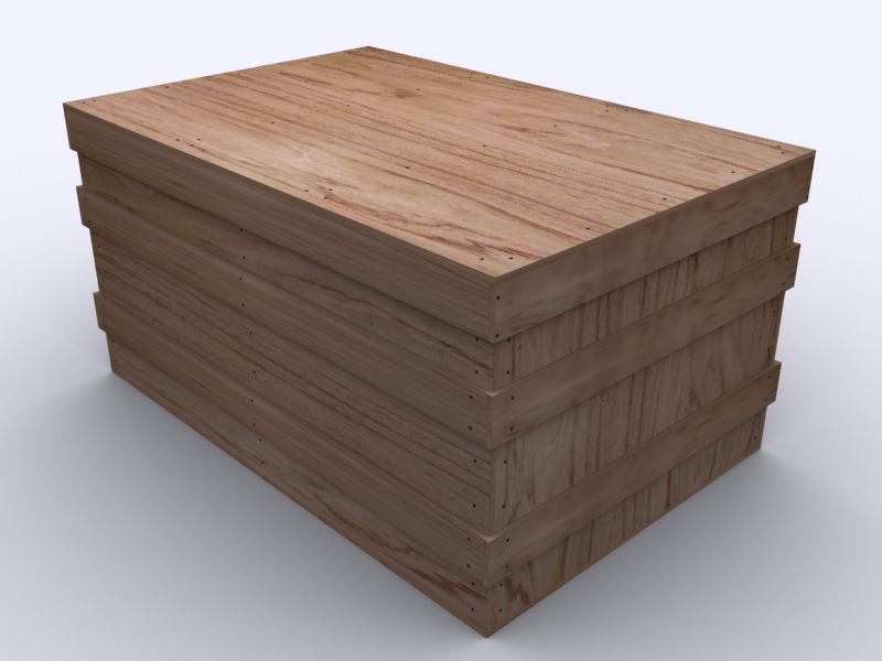 WOOD CASE 3D model_3