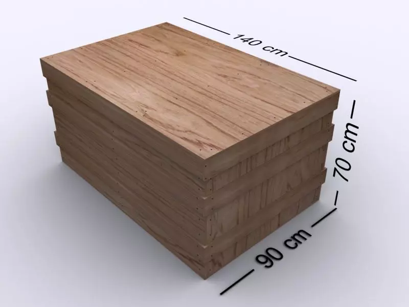 WOOD CASE 3D model_0