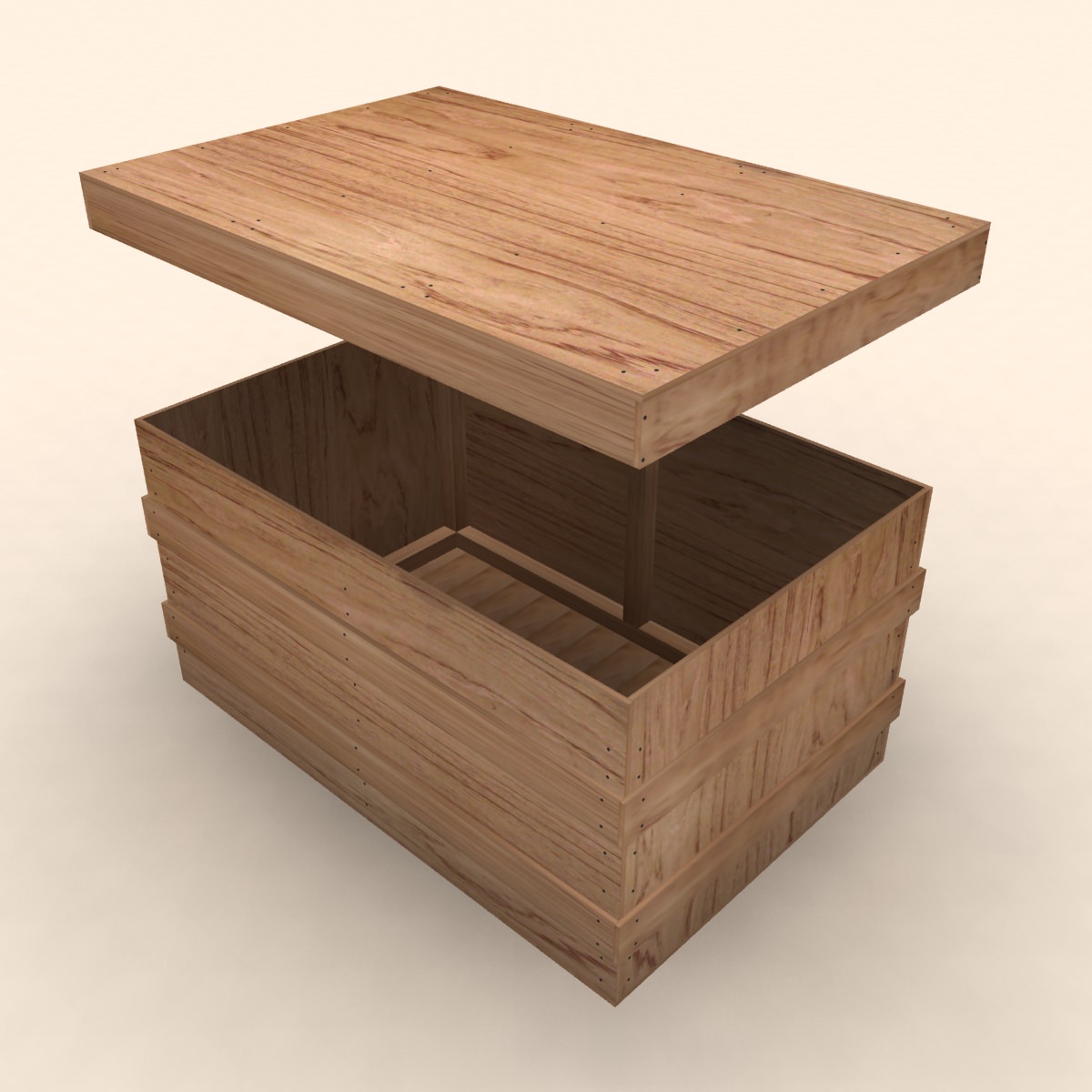 WOOD CASE 3D model_4