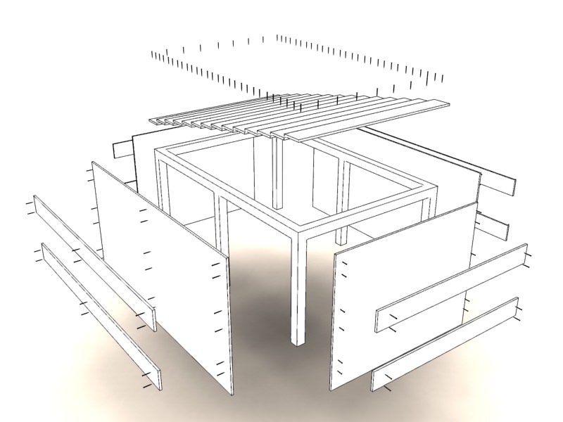 WOOD CASE 3D model_8