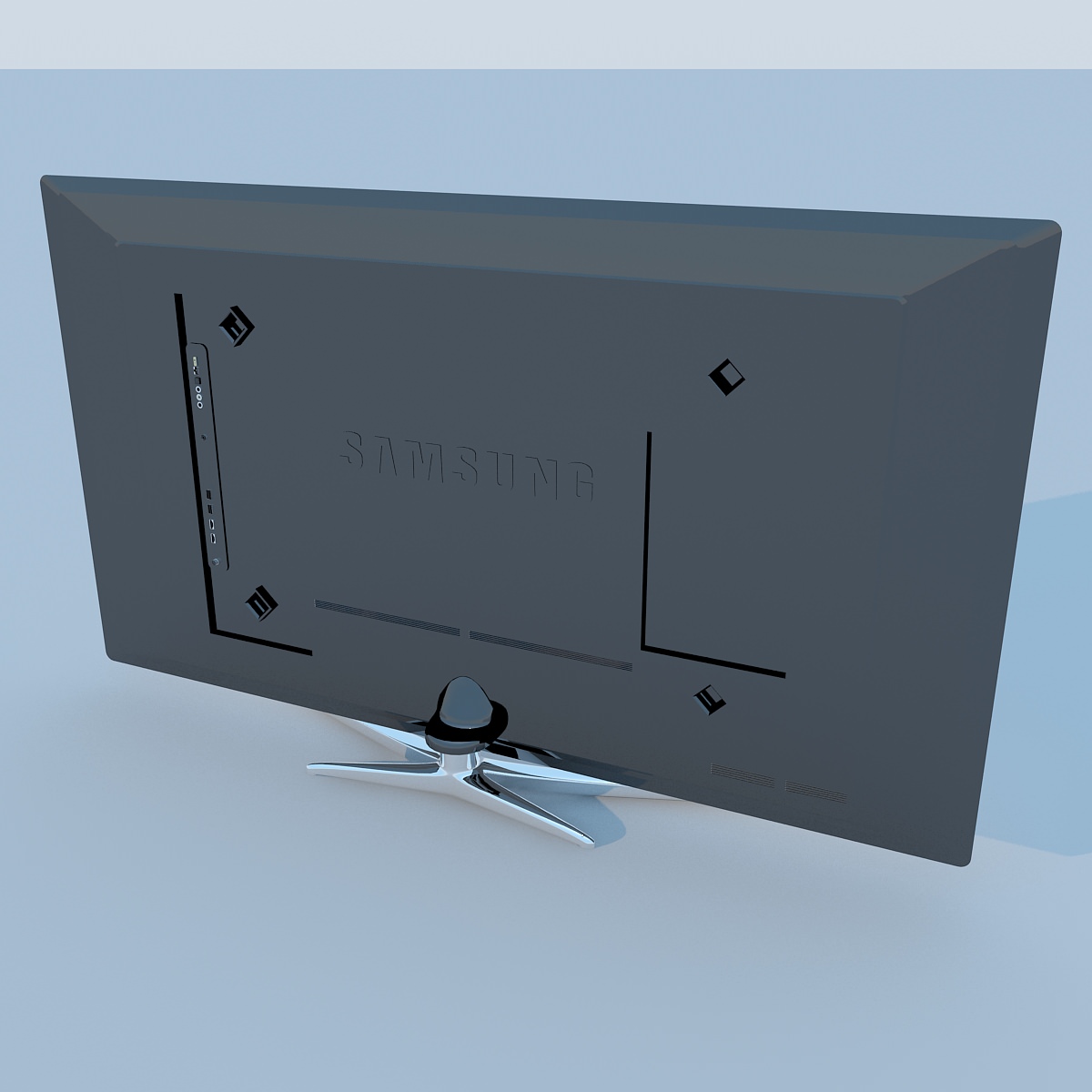 Samsung LED 60 D7000 3D model_2