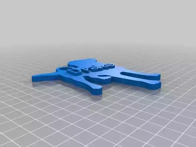 Drake KeyChain Free 3D print model