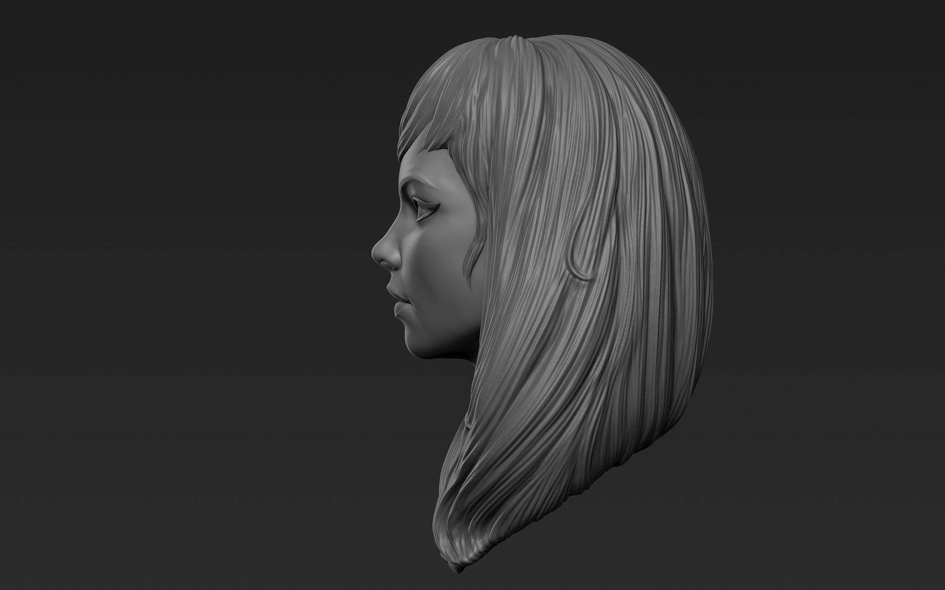Hair 28 3D model_6