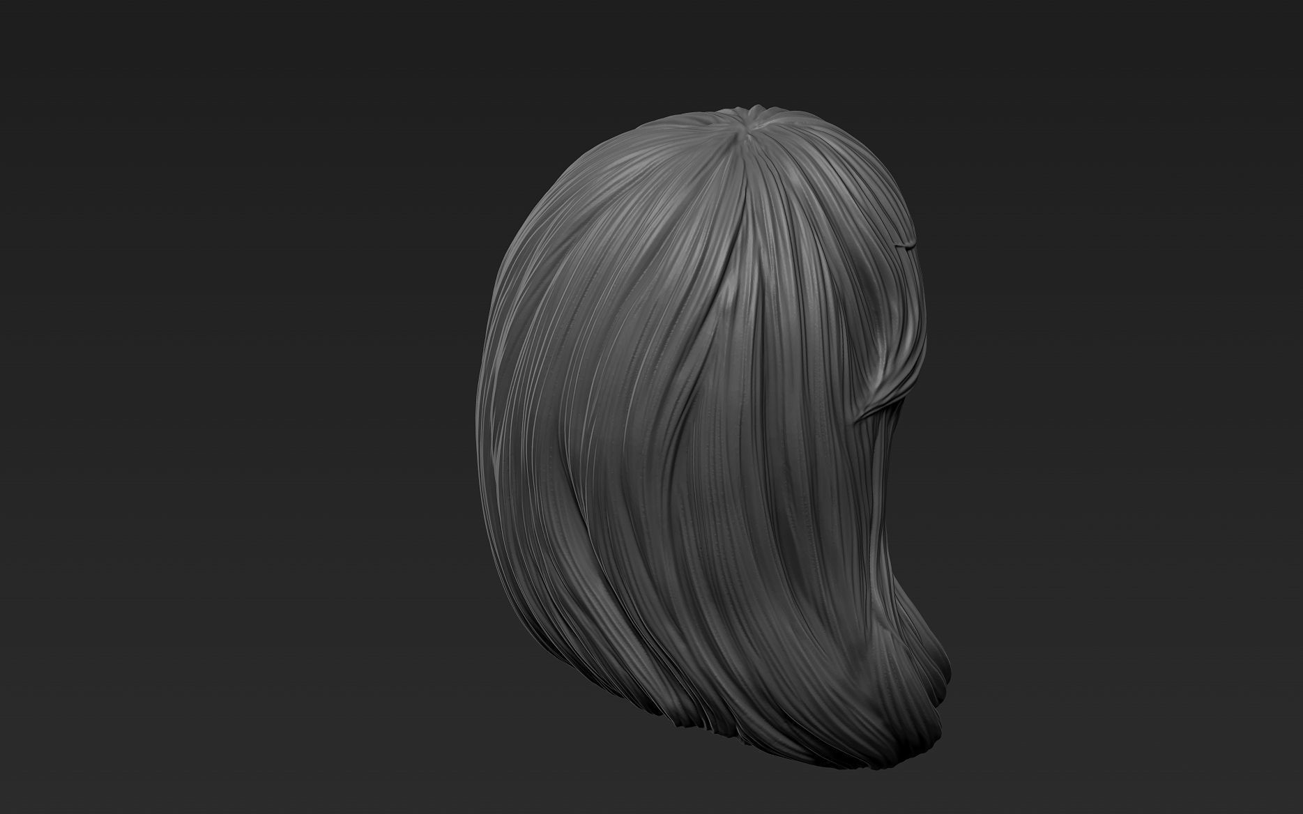 Hair 28 3D model_4