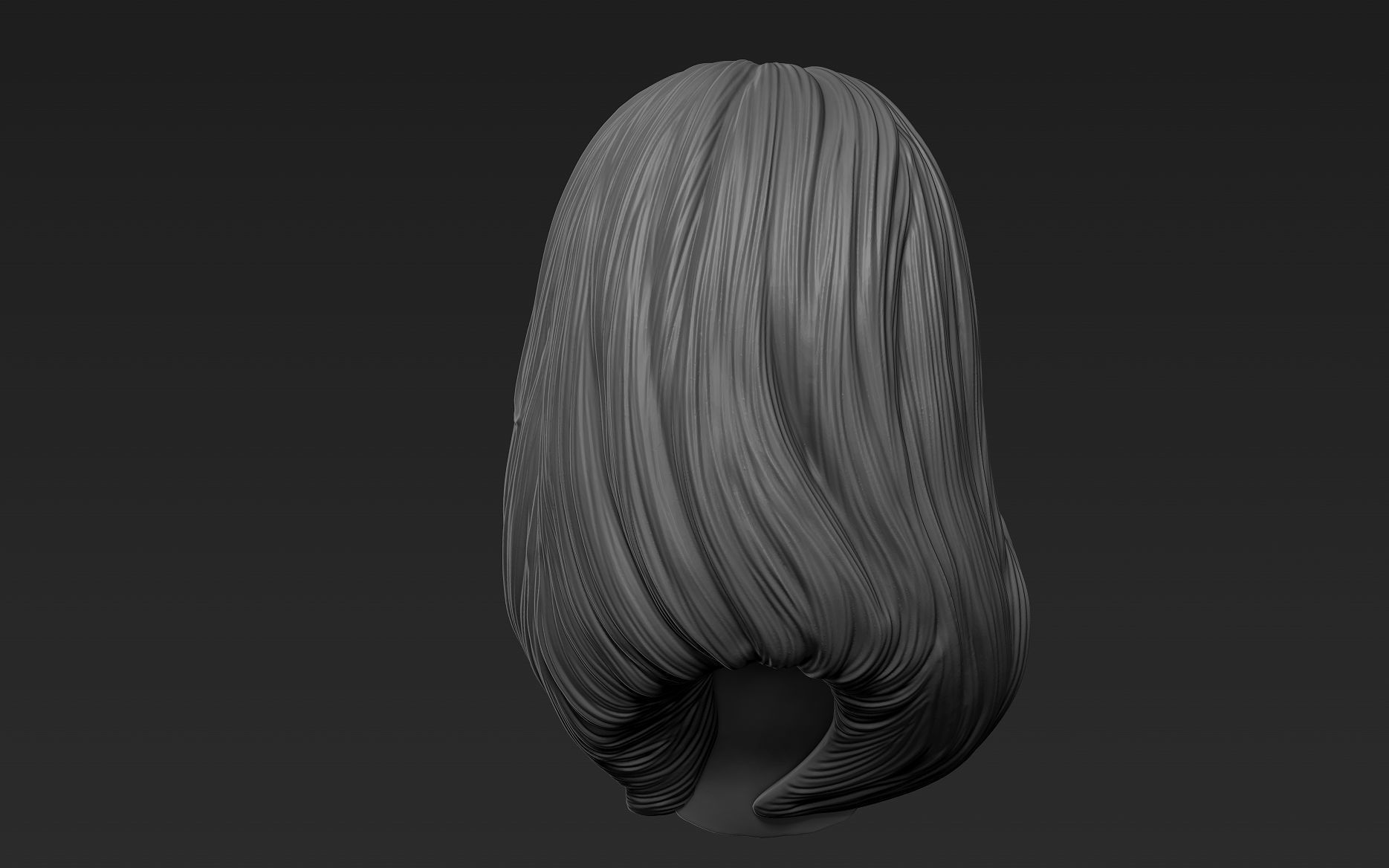 Hair 28 3D model_5