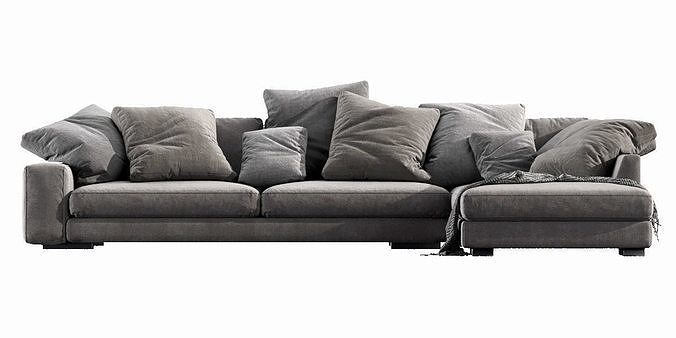 Verzelloni Holden Sectional 3D model 6