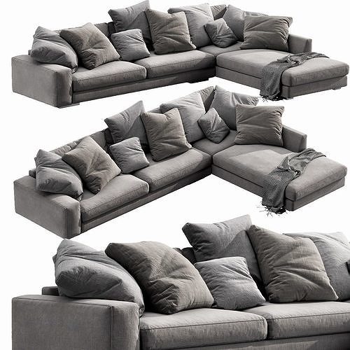 Verzelloni Holden Sectional 3D model 3