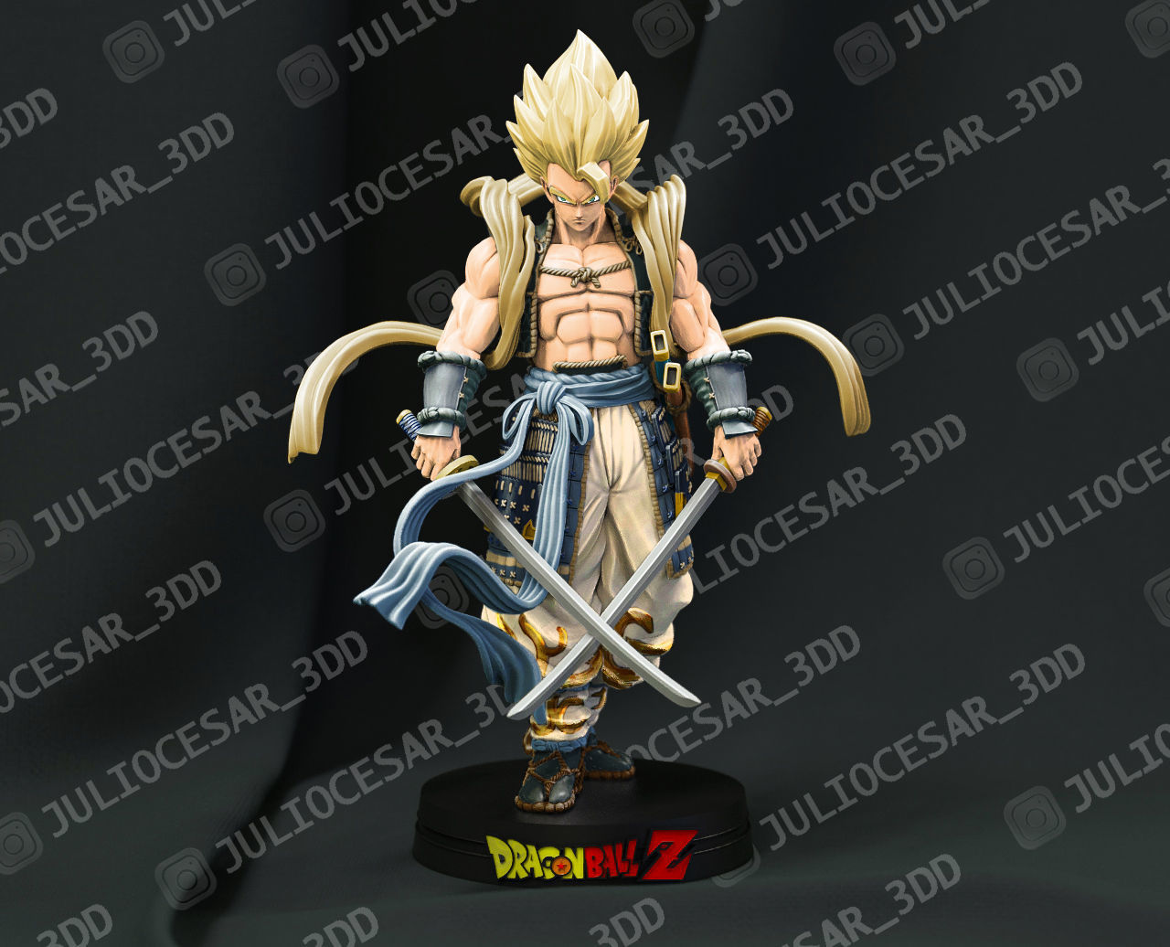 Dragon ball Shogun - Pack 3 heroes 3D print model_7