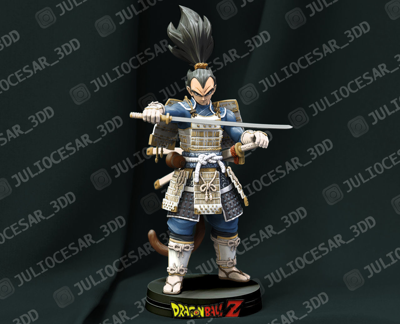 Dragon ball Shogun - Pack 3 heroes 3D print model_6