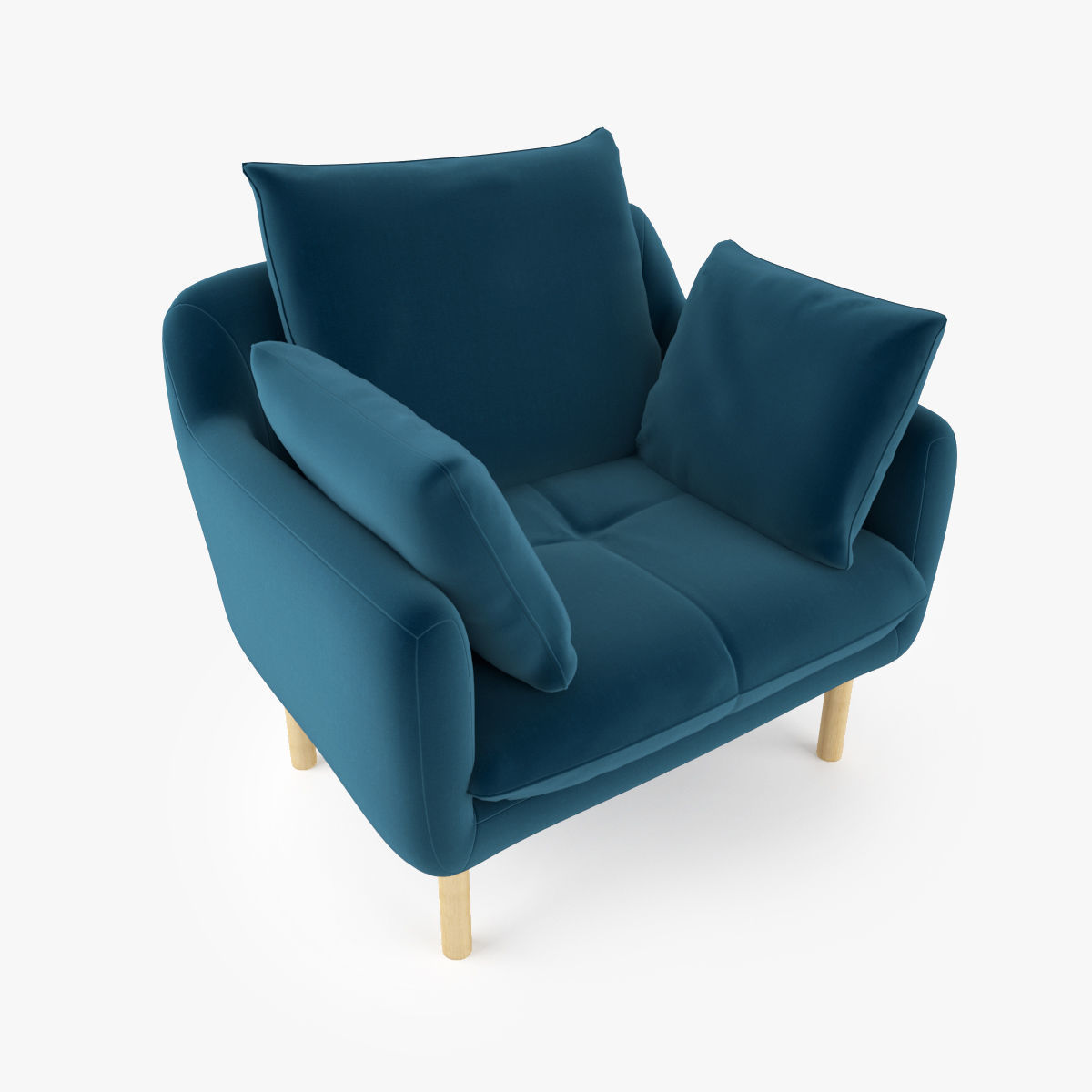 Jardan Andy Sofa and Armchair 3D model CGTrader