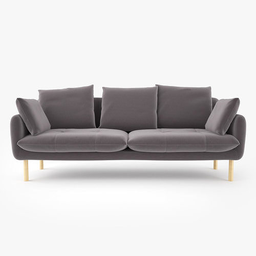Jardan Andy Sofa and Armchair 3D model 7