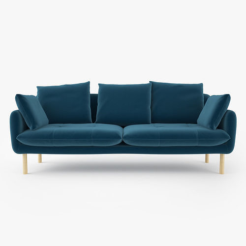 Jardan Andy Sofa and Armchair 3D model 2