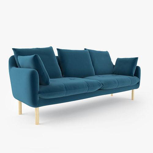 Jardan Andy Sofa and Armchair 3D model 6