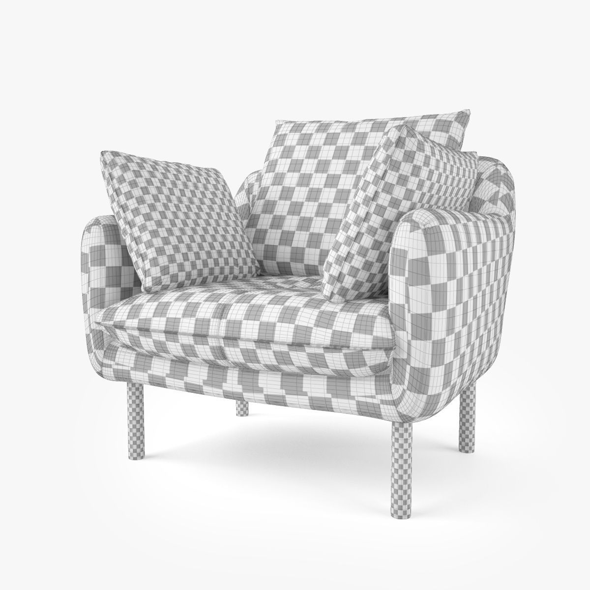 Jardan Andy Sofa and Armchair 3D model CGTrader