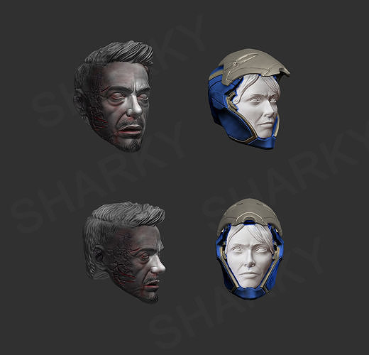 Figure Head custom 4 3D print model