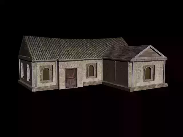 Old city house LOW POLY