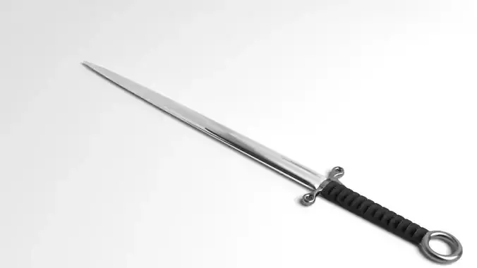 Short Sword 4 3D model