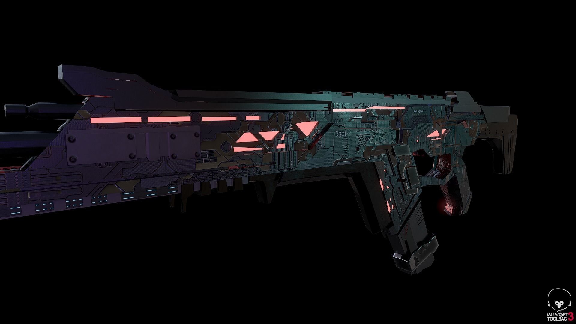 Apex Legends R301 3D model_11