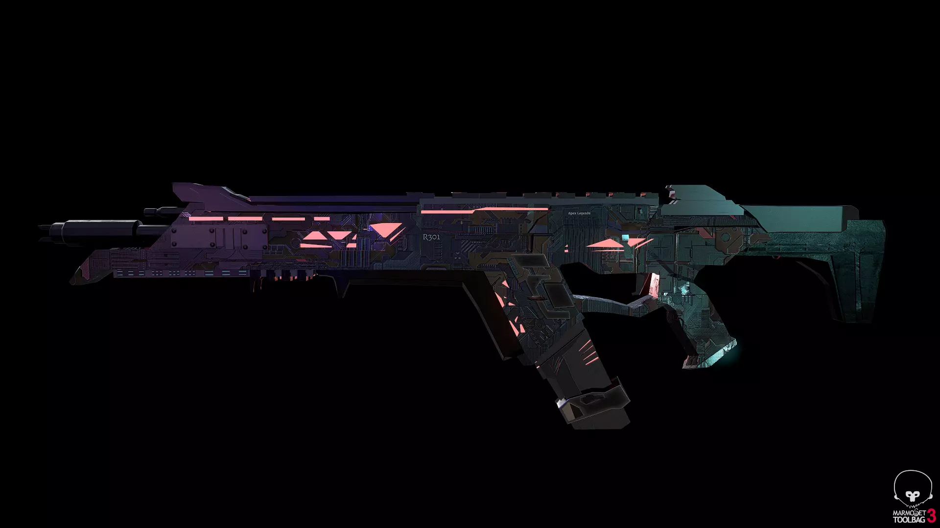 Apex Legends R301 3D model_0