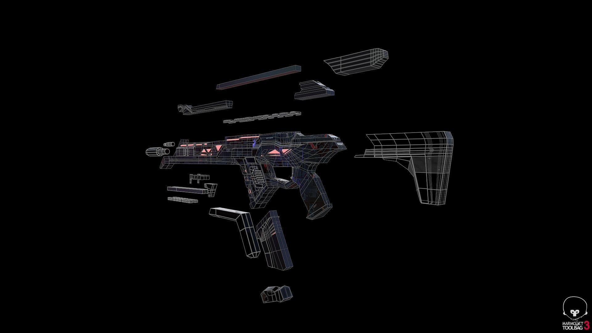 Apex Legends R301 3D model_8