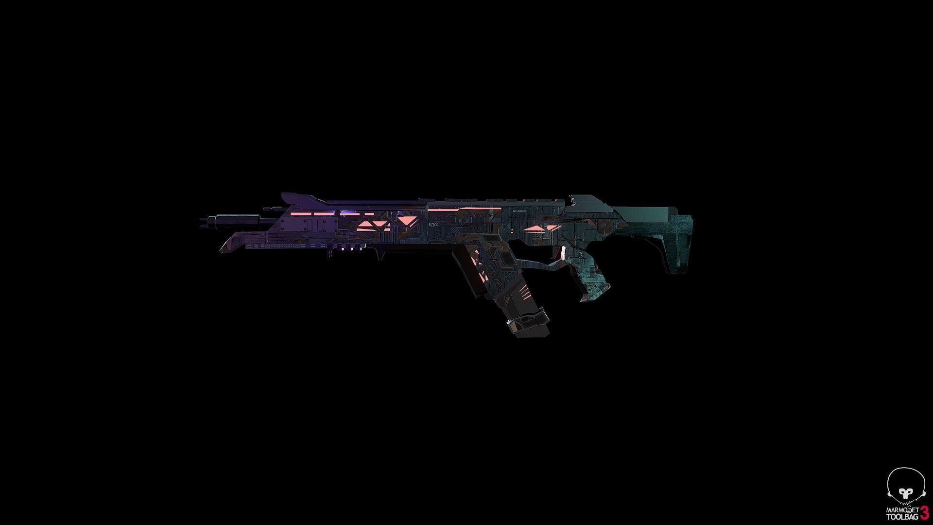 Apex Legends R301 3D model_12