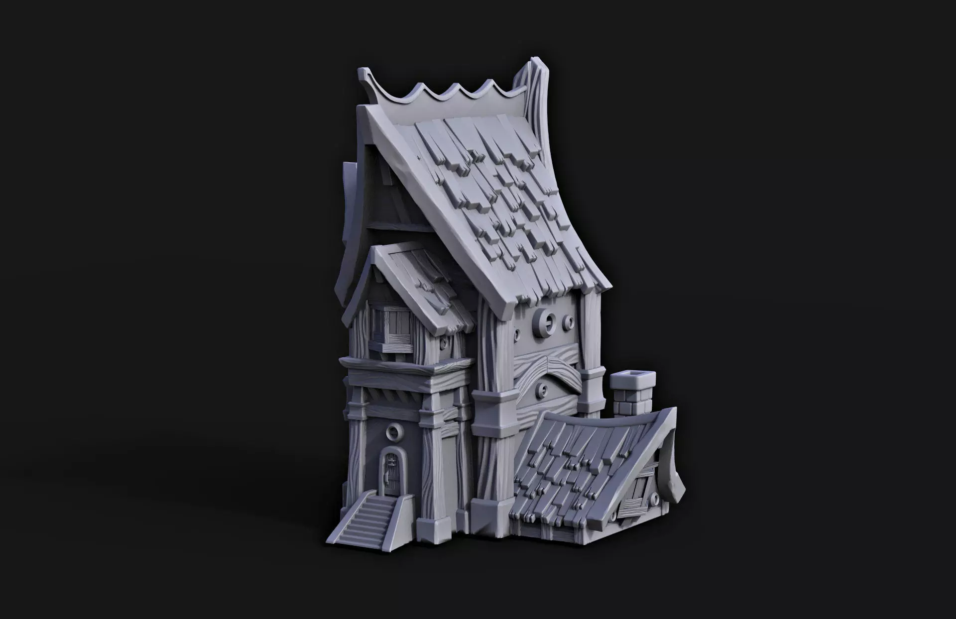 Fantasy House 3D print model_0