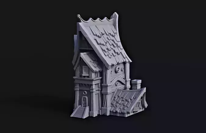 Fantasy House 3D print model