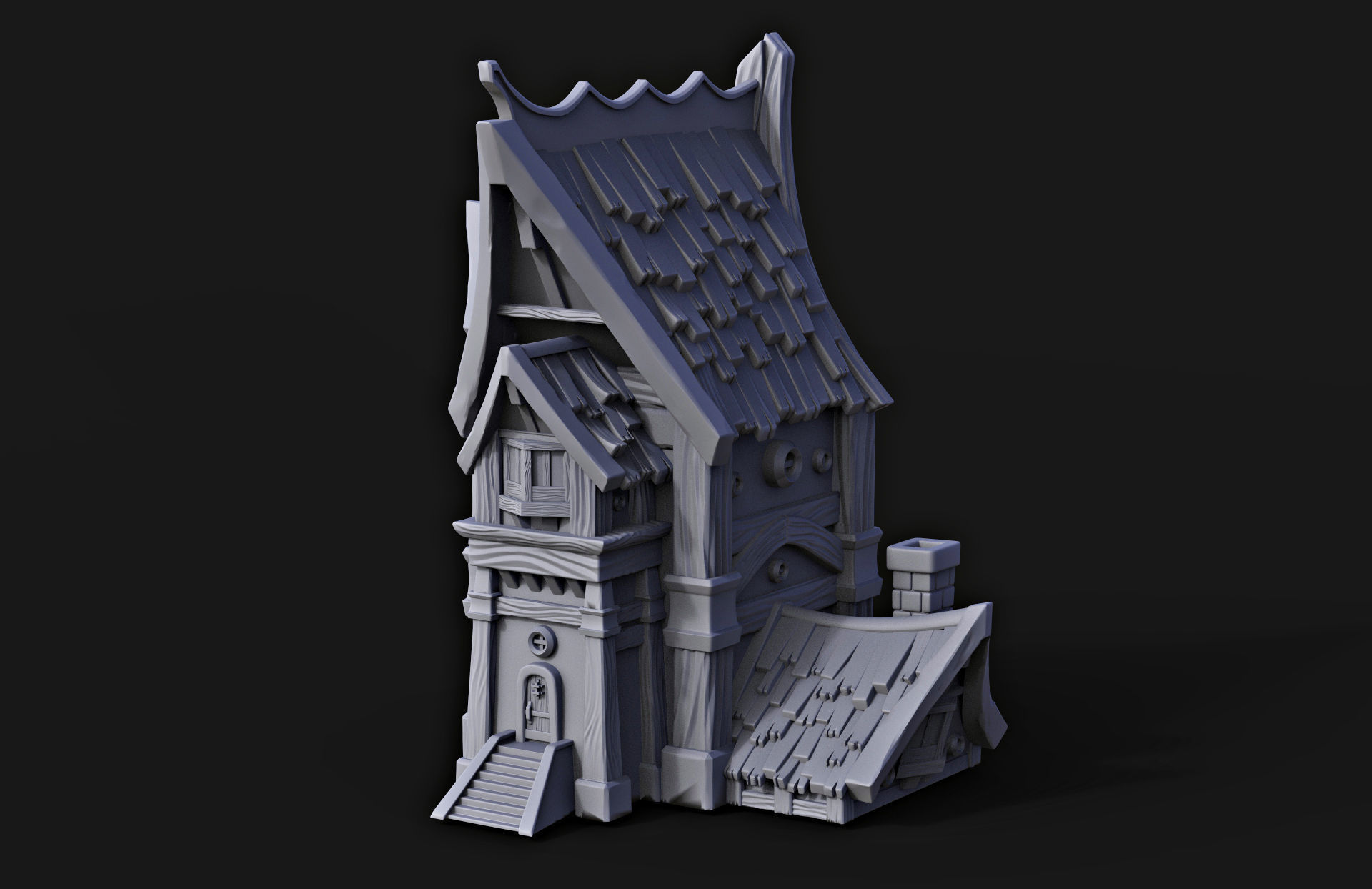 Fantasy House 3D print model_1