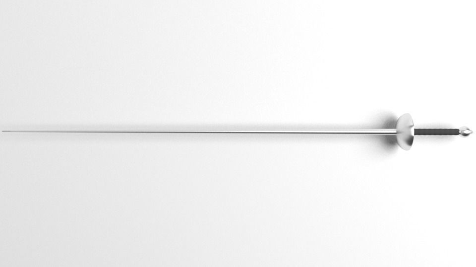Small Sword 1 3D model_2