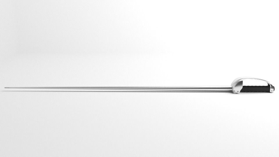 Small Sword 2 3D model_1