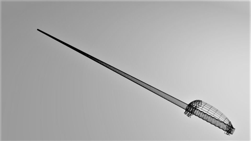 Small Sword 2 3D model_5