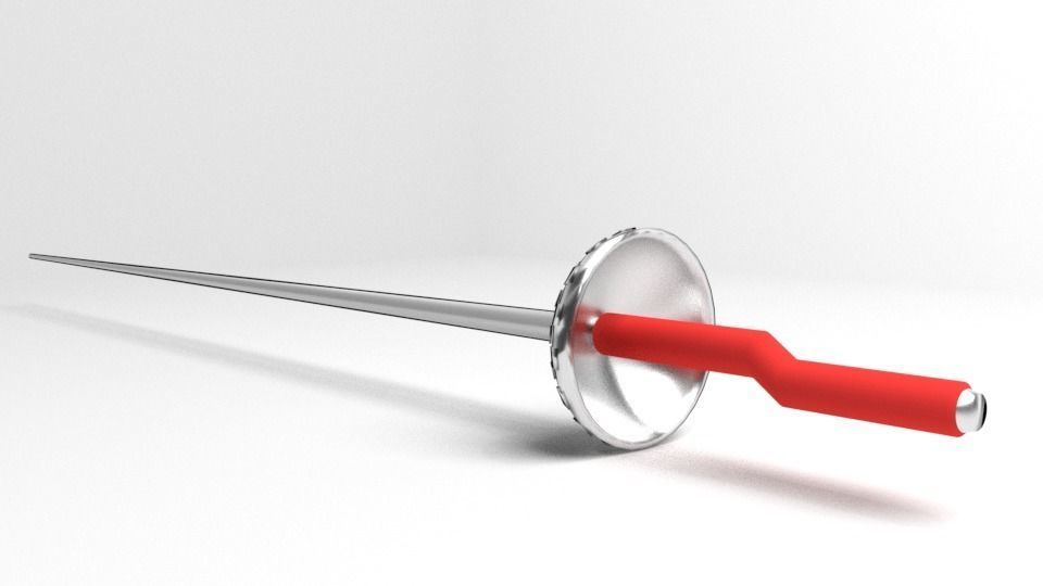 Small Sword 5 3D model_3