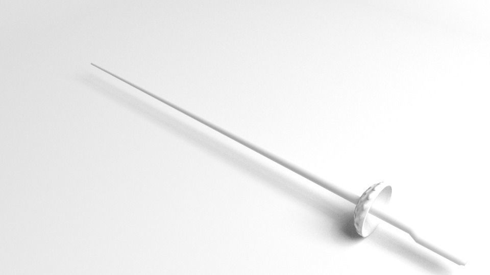 Small Sword 5 3D model_4