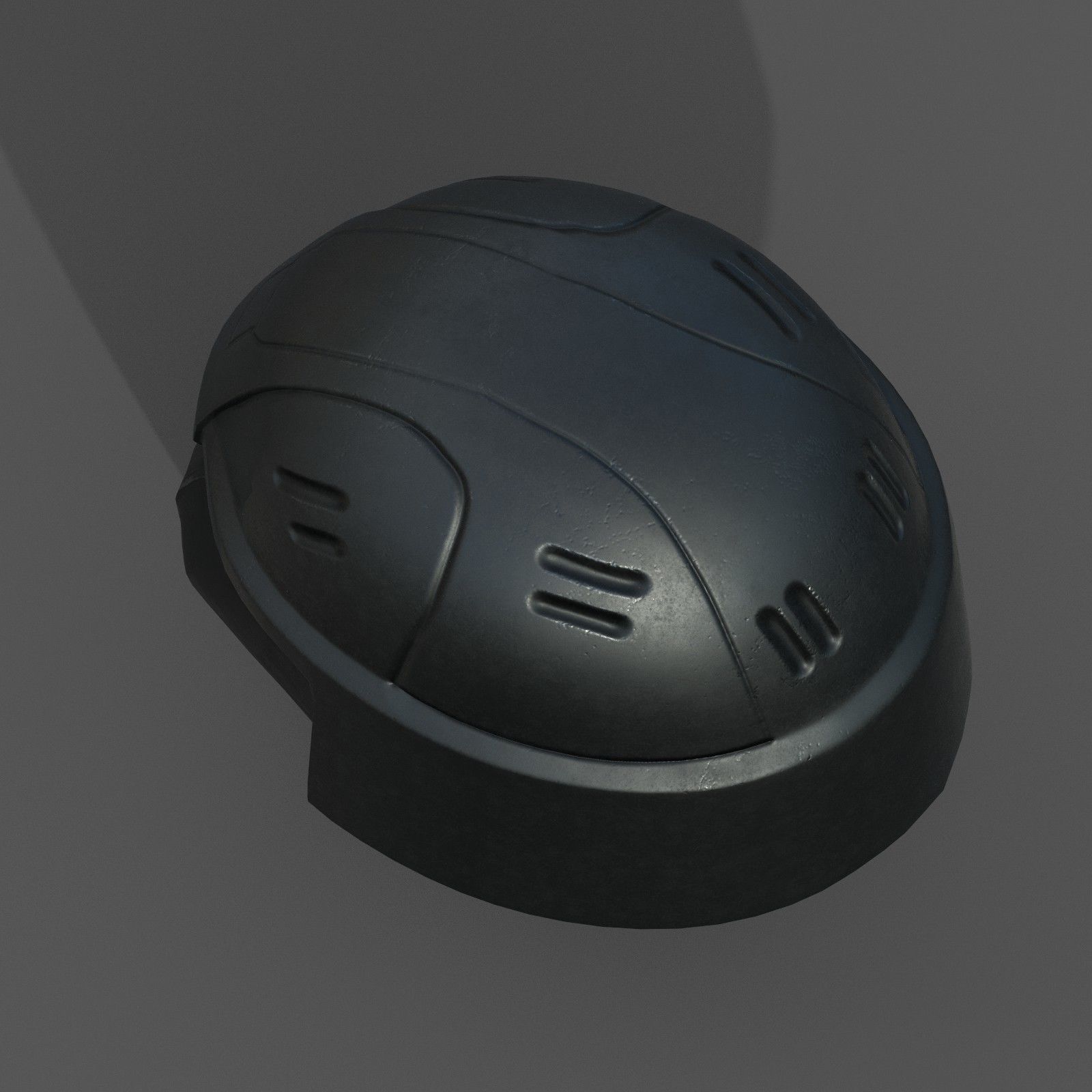 Helmet scifi military combat 3d futuristic technology fantasy Low-poly 3D model_4