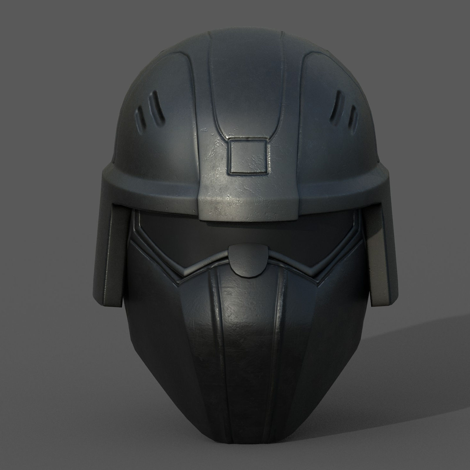 Helmet scifi military combat 3d futuristic technology fantasy Low-poly 3D model_1